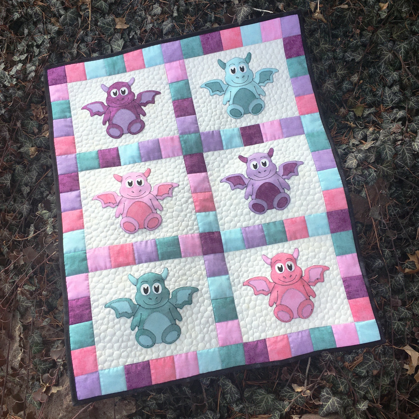 Happy Quilting Baby Dragon Quilt!!!