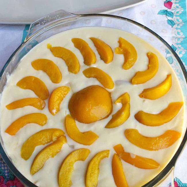 Cantinho da Vovó: Mousse de pêssego