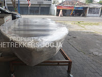 PENGIRIMAN PERAHU SAMPAN 400L170 KE SURABAYA