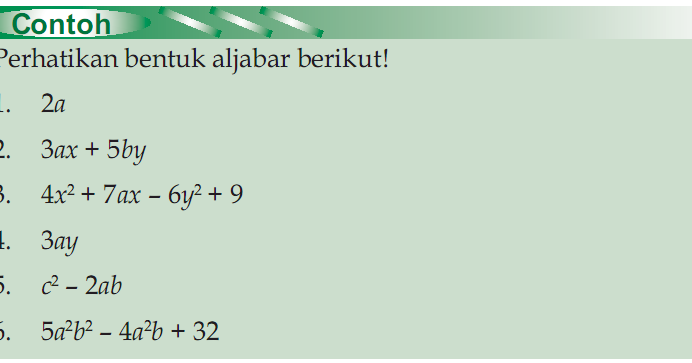 Faktorisasi Suku Aljabar BELAJAR KURIKULUM 2013 Faktorisasi Suku Aljabar BELAJAR KURIKULUM 2013