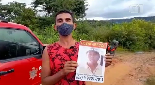 Idoso foge de casa no Crato por medo de ter contraído Covid e está desaparecido