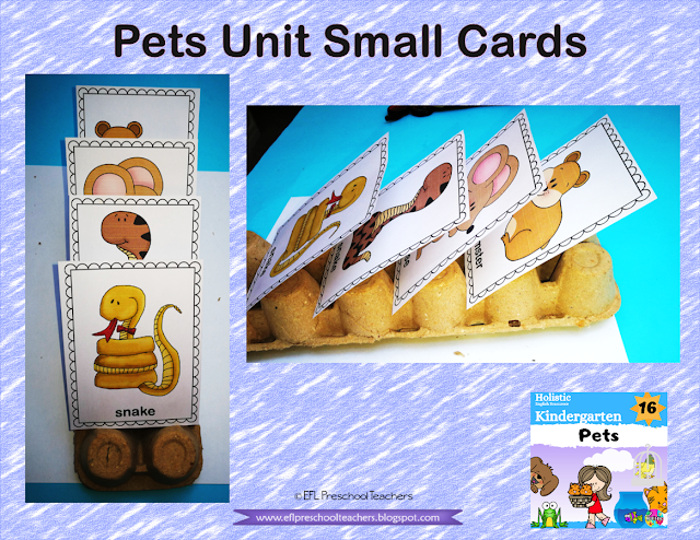 Prek-Nursery small cards pets unit