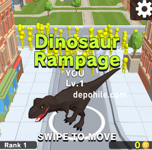 Dinosaur Rampage v4.0.6 Mod Sınırsız Para, Skin Hileli Apk İndir