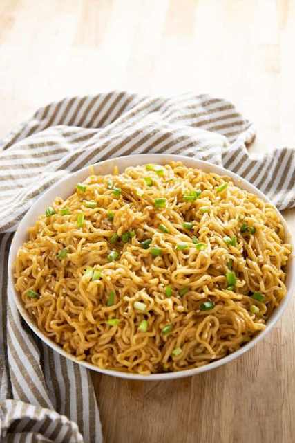 Sesame Garlic Ramen Noodles Sesame Garlic Ramen Noodles