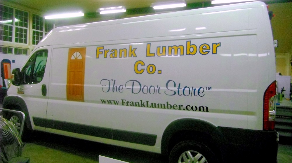 Frank Lumber - The Door Store Van