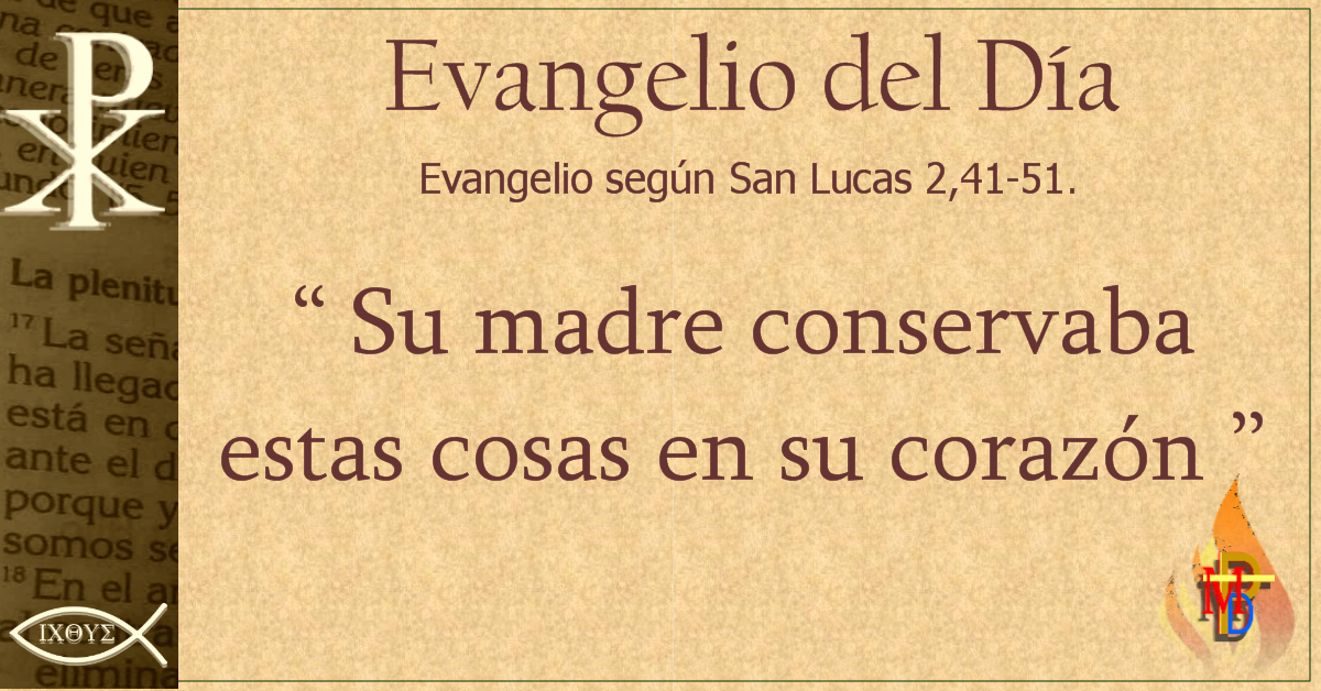 Misioneros de la Palabra Divina EVANGELIO 20 de Junio San Lucas 2