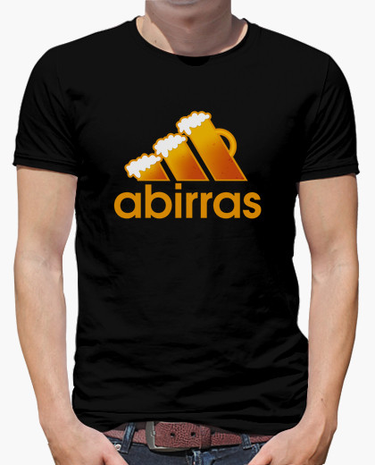 camiseta divertida con el logo Adidas
