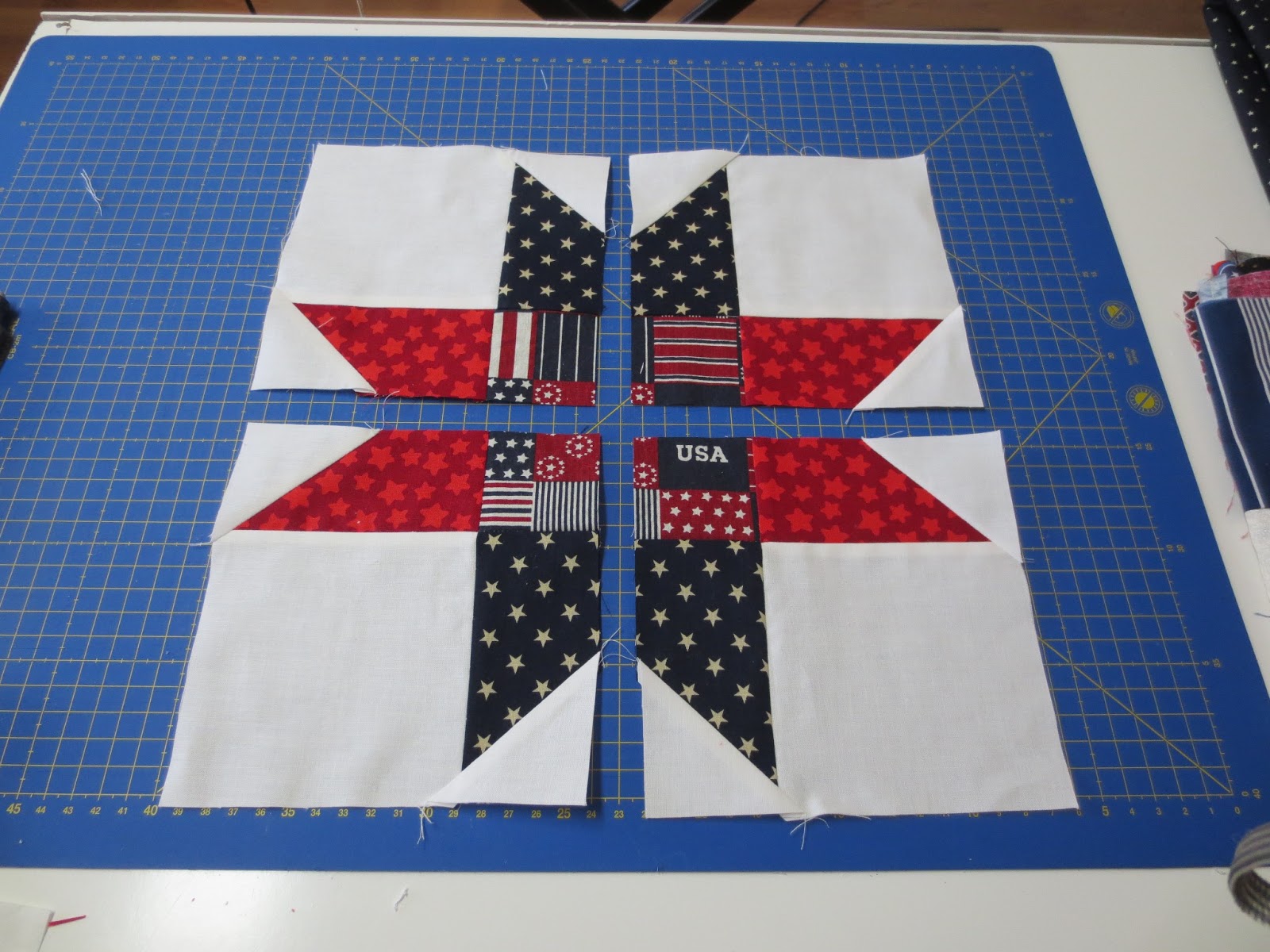 We Quilt: A Disappearing Nine Patch "STAR"