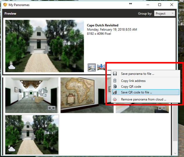 Revit Recess: Enscape: Stereo Panorama QR Code