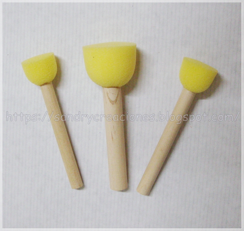 pinceles de espuma