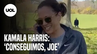 Kamala Harris liga para Biden após vitória – Trump jogava golfe enquanto perdia Kamala Harris liga para Biden após vitória – Trump jogava golfe enquanto perdia