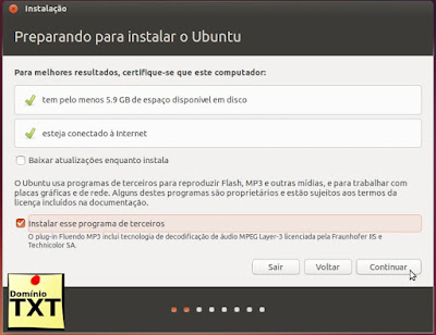 DominioTXT - Preparação Ubuntu