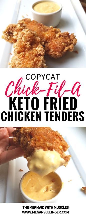 Keto Fried Chicken Tenders Chick-fil-a Copycat Recipe - Delish Food