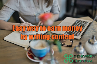 Easy way to earn money by Writing Articles Easy way to earn money by Writing Articles