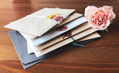 Pile of greetings cards in envelopes Pile of greetings cards in envelopes