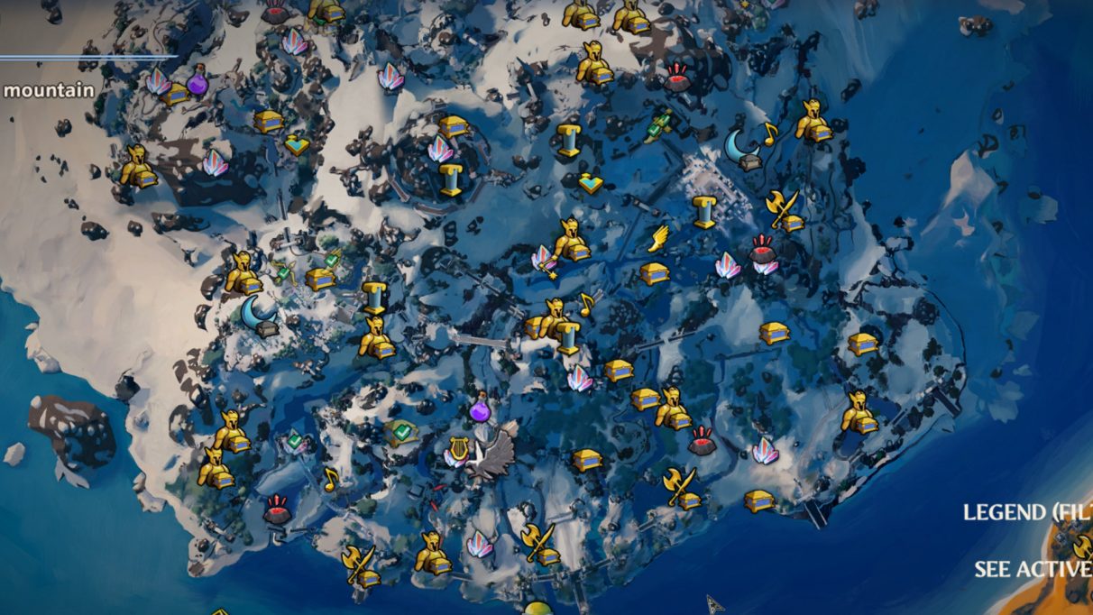 Immortals Fenyx Rising World Map All Chests, Abysses & Trials