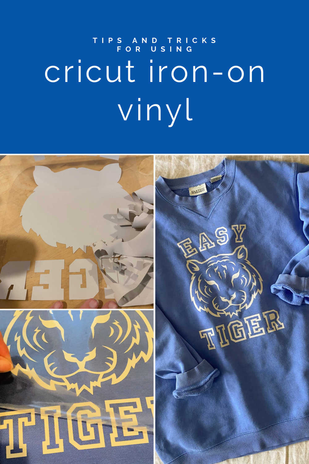 How to Make Your Own Vintage Style Varsity Sweatshirt Using the Cricut