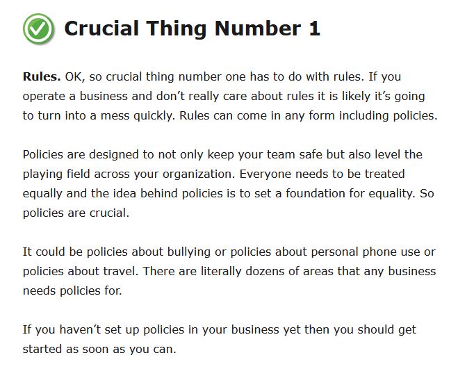 5 Crucial things a Procedure Manual Should Include