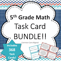 5th Grade Math Task Card Bundle