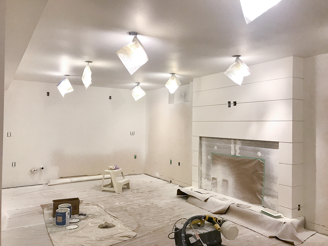 One Room Challenge Week 5 Paint, Wallpaper and Shiplap Rambling