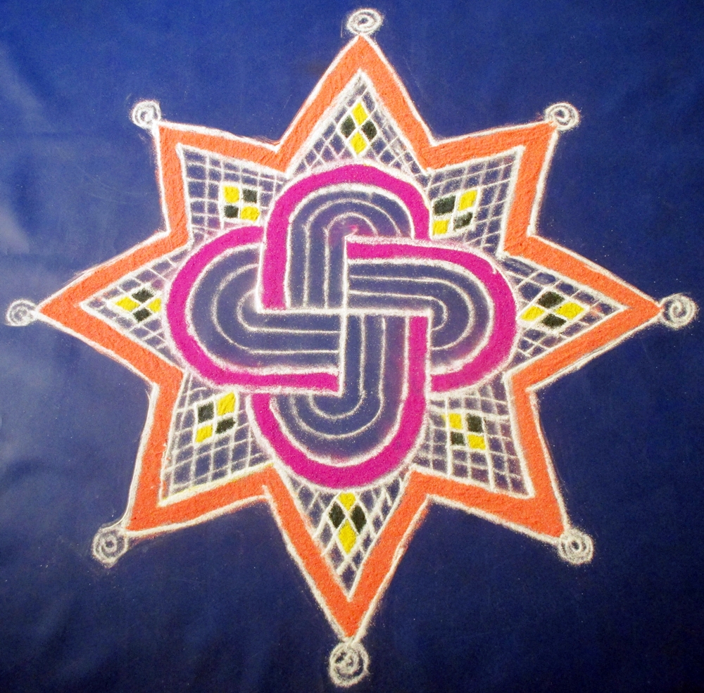 Friday kolam | Padikolam