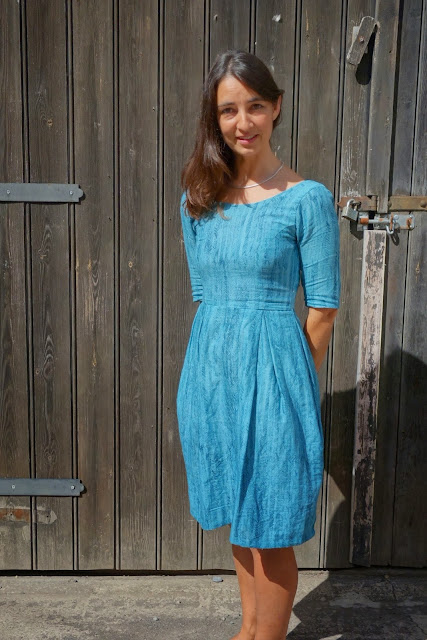 Elisalex in Nani Iro double guaze herringbone as it seams