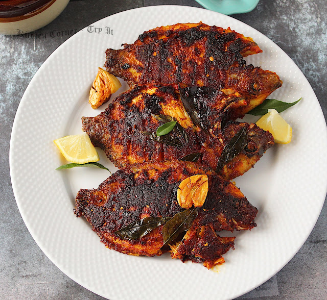 Karimeen Fry/ Kerala Style Pearl Spot Fish Fry