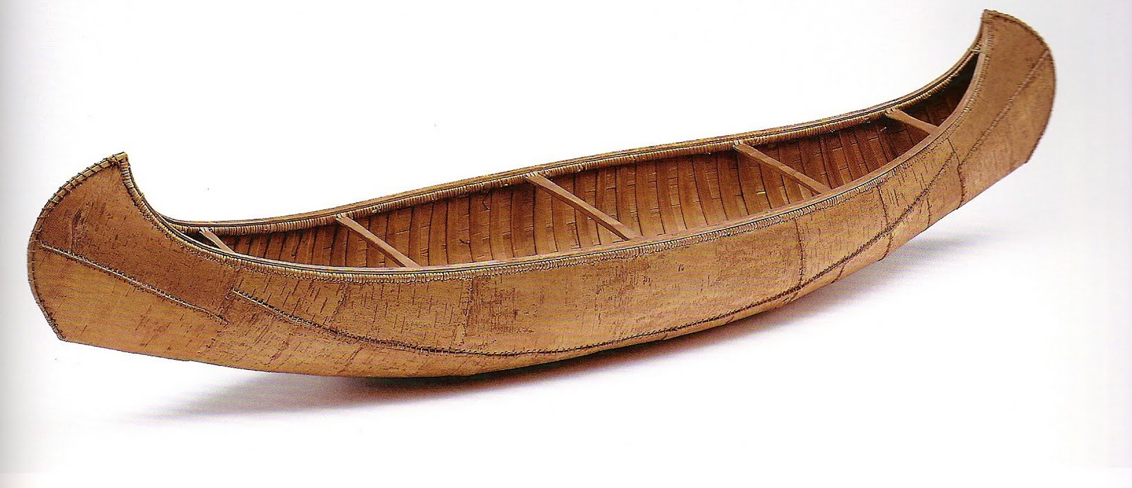 Beaver Bark Canoes: Eastern Cree Crooked Canoe