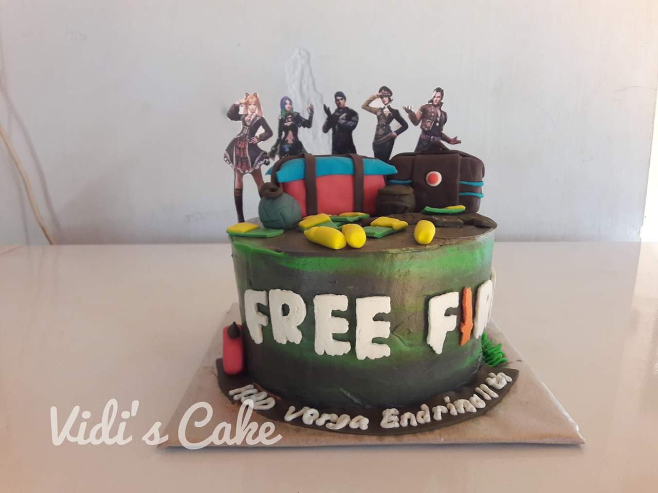 Free Fire Cake Kue Tema Free Fire