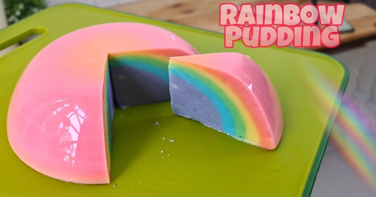 CARA MUDAH MEMBUAT PUDING ROTI RAINBOW Resep dan Review CARA MUDAH MEMBUAT PUDING ROTI RAINBOW Resep dan Review