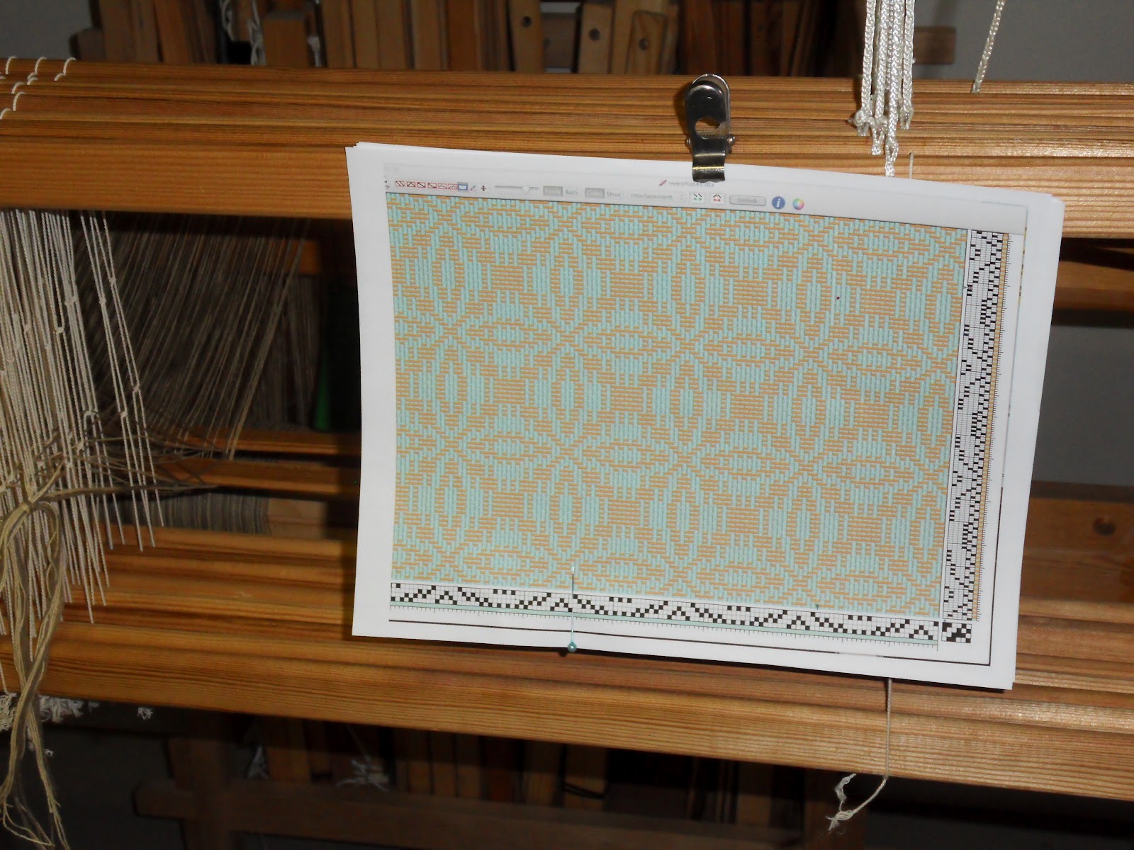 Tissage Handweaving double weaving overshot samples