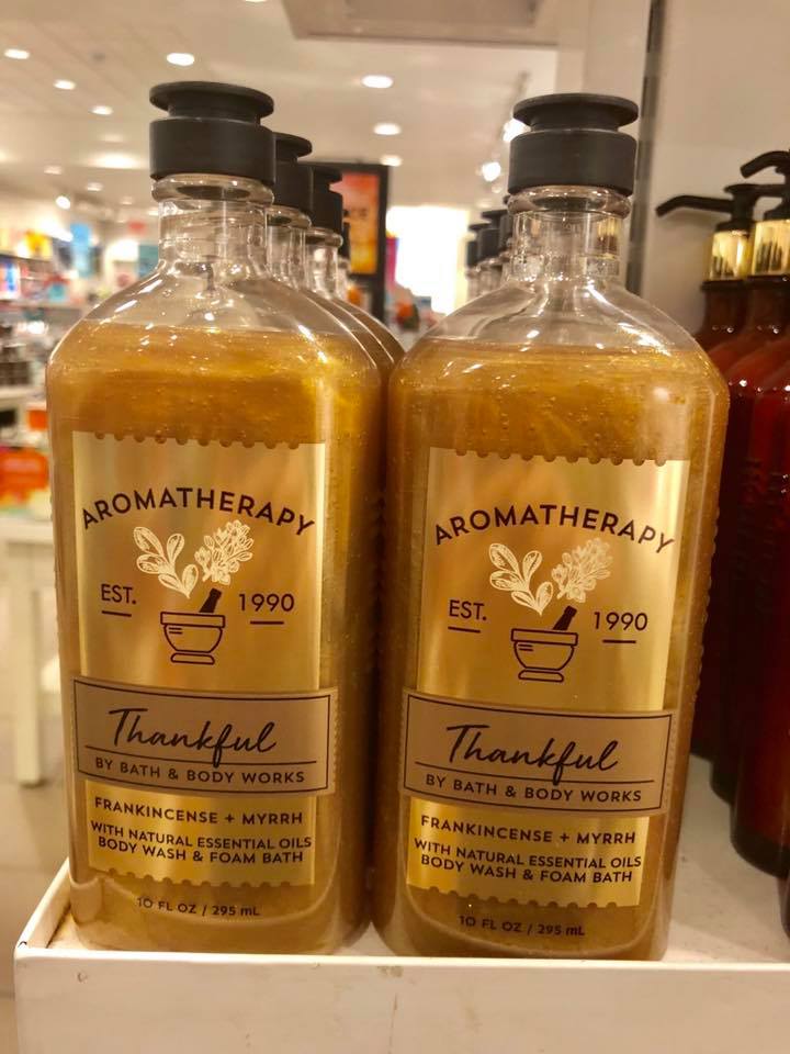 Life Inside the Page Bath & Body Works New Aromatherapy Thankful