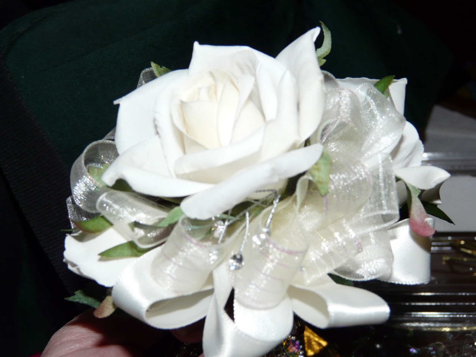 The "Secret" is Gratitude Forever Corsage Fake Wrist Corsage that