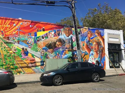 exterior mural at Mi Tierra Foods in Berkeley, California