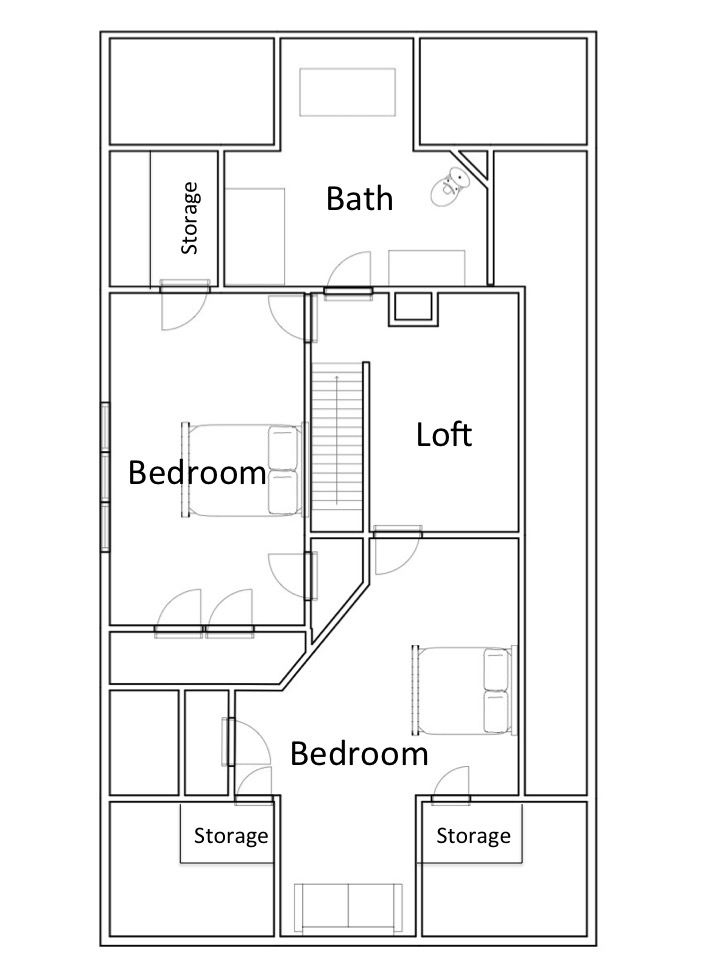 SoPo Cottage The Upstairs Floorplan the Winning Design Option 15
