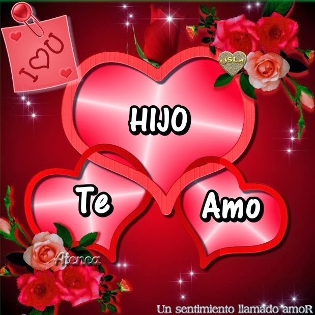Un Sentimiento Llamado AmoR TE AMO HIJO un-sentimiento-llamado-amor-te-amo-hijo