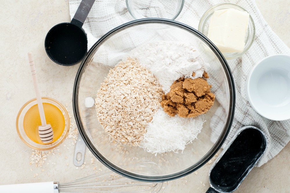 homemade granola ingredients