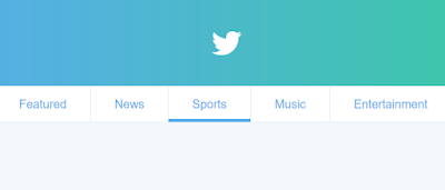 JavaScript HTML & CSS: Creating twitter desktop style header navigation