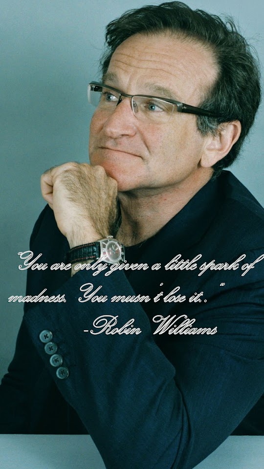 Robin Williams Spark Of Madness  Android Best Wallpaper
