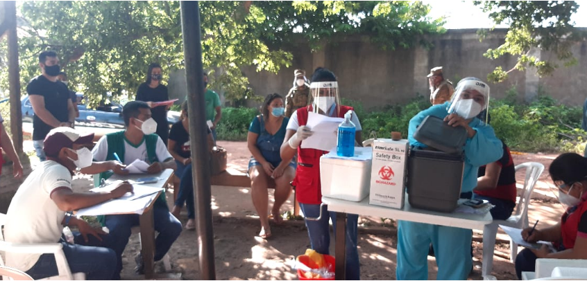 Vacunación en la frontera de San Matías y San Luis de Cáceres / CÁCERES NOTICIAS