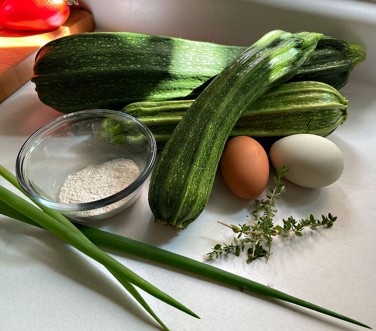 nicole's farm kitchen zucchini fritters & ranch dressing