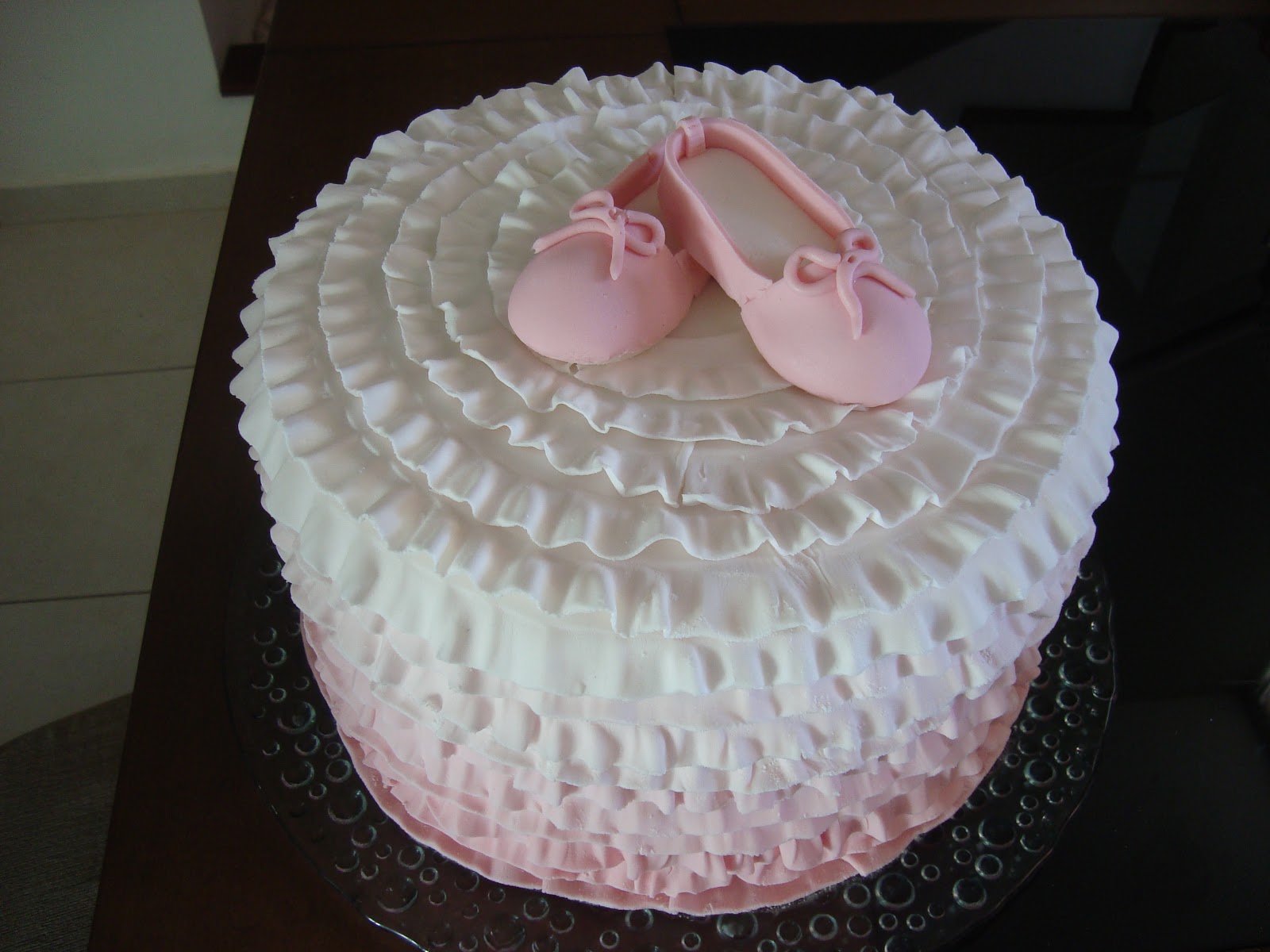 Bolo Bailarina Com Pasta Americana