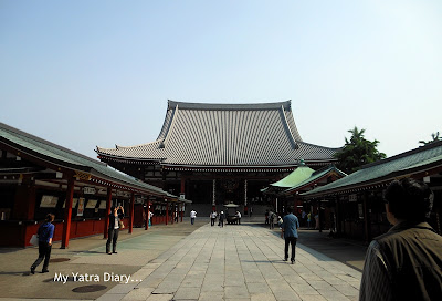 The Main temple hall at the Sensoji Temple, Asakusa- Tokyo