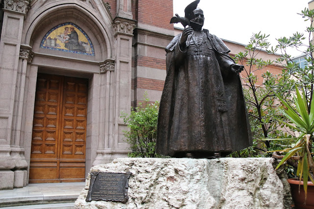 Pope John XXIII at St Anthony of Padua Church along Istiklal Street in Istanbul, Turkey Pope John XXIII at St Anthony of Padua Church along Istiklal Street in Istanbul, Turkey