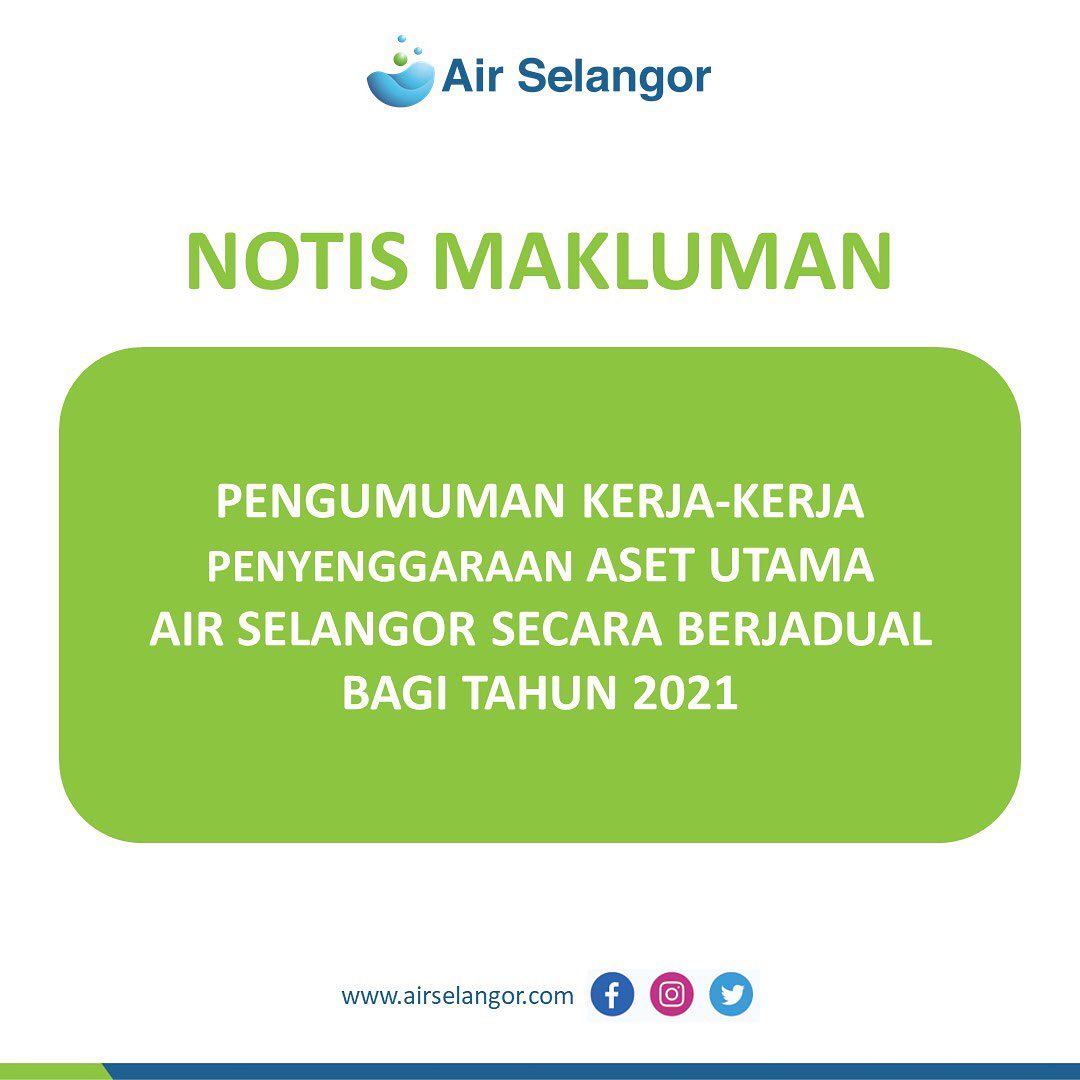 Gangguan bekalan air johor 2021