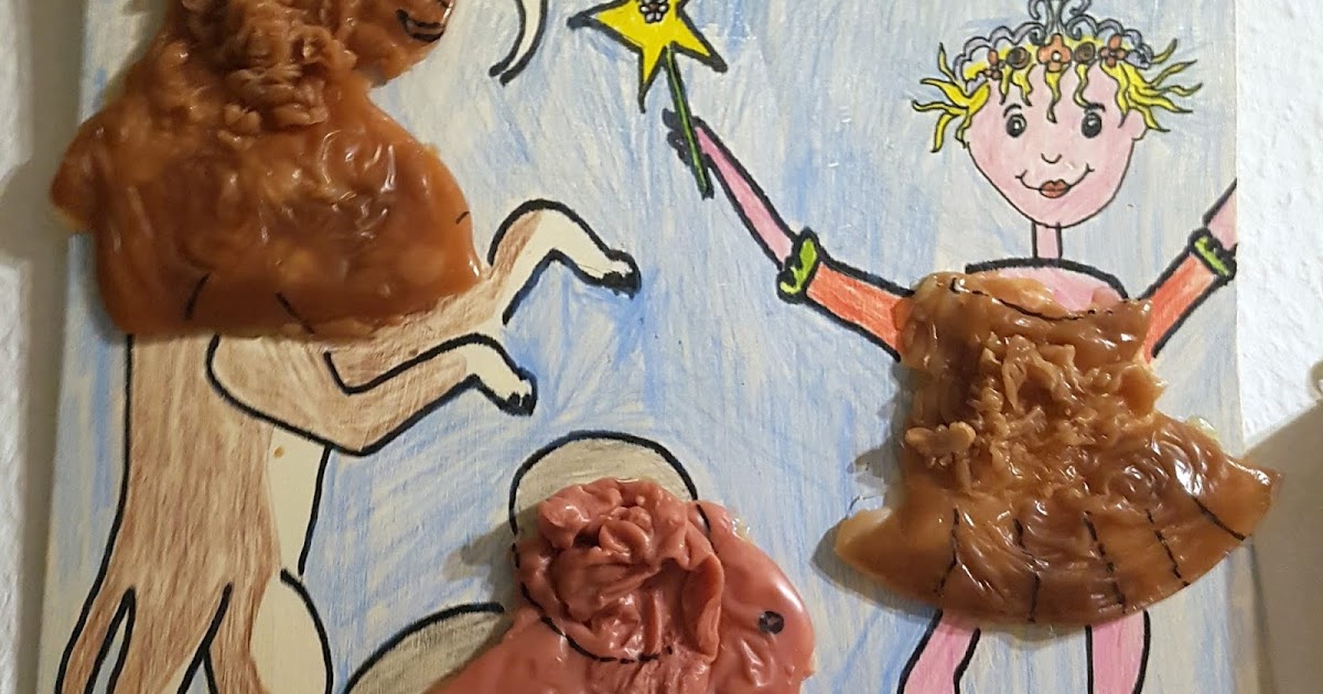 Zange und Hammer Bild aus den Figuren vom Wachsgießen an Silvester