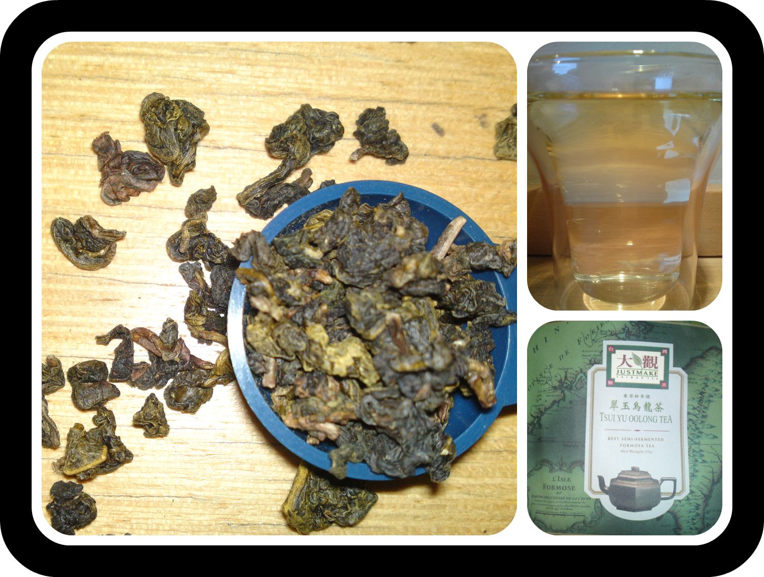 Folha do Chá Tsui Yu Oolong Tea Justmake Taiwan Tea