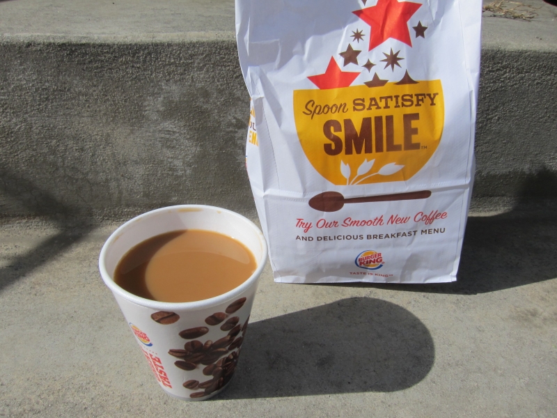 Review Burger King New Smooth Roast Coffee Brand Eating