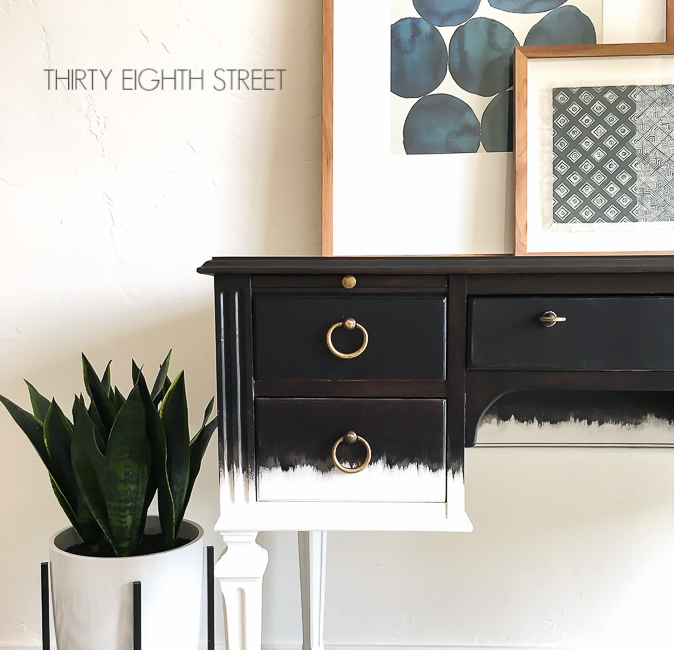 Dry Brush Painting Technique That Makes, How To Paint A Black Dresser White