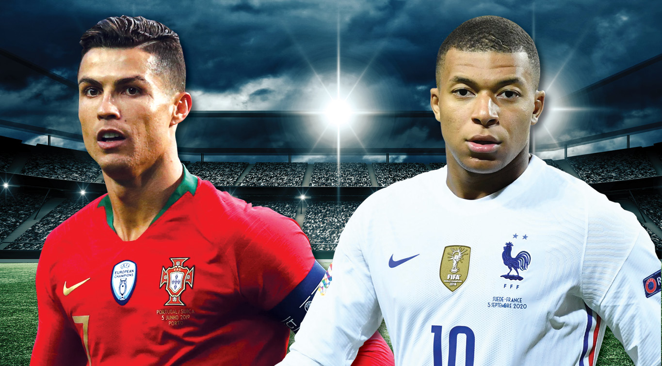 Cristiano Ronaldo and Kylian Mbappe Cristiano Ronaldo and Kylian Mbappe